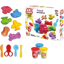 Sayıcı Kids Seyahat Araçları Oyun Hamur Seti 168 gr | Sağlık Testli Güvenli Oyun Hamuru | 3 Yaş+