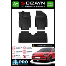 S-Dizayn Hyundai Ioniq 6 3D Pro Havuzlu Paspas 2022 Üzeri A+ Kalite