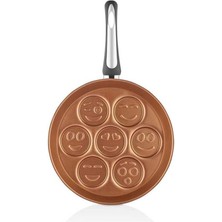 Liora Redio 28CM Emoji Pankek Tavası Bakır