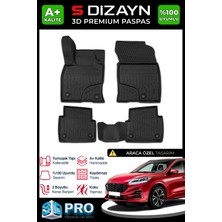 S-Dizayn Ford Kuga 3D Pro Havuzlu Paspas 2019 Üzeri A+ Kalite 3DS-SDZ115
