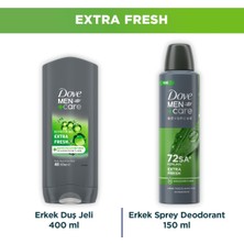 Dove Men +Care Advanced Erkek Deodorant Extra Fresh 150 ml + Extra Fresh Duş Jeli 400 ml