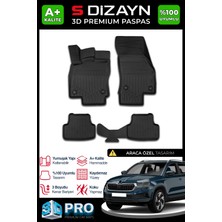 S-Dizayn Skoda Karoq 3D Pro Havuzlu Paspas 2018 Üzeri A+ Kalite