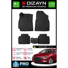 S-Dizayn Hyundai Elantra 3D Pro Havuzlu Paspas 2020 Üzeri A+ Kalite 3DS-SDZ239