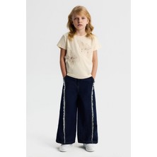 Nk Kız Çocuk Jane Tshirt 4-8 Yaş Krem