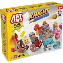 Sayıcı Kids Şövalye ve Ejderha Oyun Hamur Seti 280 gr | Sağlık Testli Güvenli Oyun Hamuru | 3 Yaş+