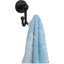 Liora Banyo Aksesuar Seti 4 Lü Siyah, Ömür Boyu Paslanmaz Düz Duş Rafı Şampuanlık Siyah Tş-02