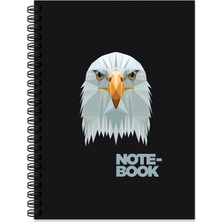 Liora 17X24 100 Yp. Kareli Sert Kapak Jungle Defter - Kartal