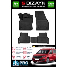 S-Dizayn Ford Connect 3D Pro Havuzlu Paspas 2023 Üzeri A+ Kalite