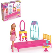 Sayıcı Kids Linda’nın Yatak Odası – Renkli Aksesuar Setli Çocuk Oyuncak Yatak Odası, 3+ Yaş, Yerli Üretim