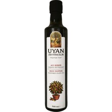 Uyan Zeytincilik Acı Biber Çeşnili Zeytinyağı 500 Ml.