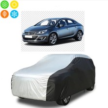 AUTOES Opel Astra Cosmo 2009 Sedan Model Branda Araba Brandası, Oto Branda Gri-Siyah
