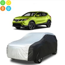 AUTOES Nissan Rogue Sport Model Branda Araba Brandası Oto Branda Gri-Siyah