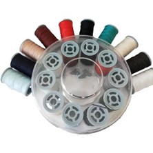 Velora Dikiş Seti, 48 Parça,, Iğne, Iplik, Mezura ve Dikiş Malzemeleri (Mavi)