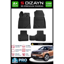 S-Dizayn Opel Grandland x Hybrid 3D Pro Havuzlu Paspas 2025 Üzeri A+ Kalite 3DS-SDZ252
