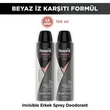 Rexona Men Clinical Protection Spray Deodorant Invisible 150 ml X2