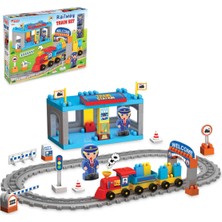 Sayıcı Kids Raylı Tren Seti (61 Parça) Eğitici Oyuncak + 3 Yaş + Zeka Gelişimi + Motor Beceri + Okul Öncesi