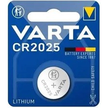 Varta CR2025 3V Elektronik Lityum Pil Germany