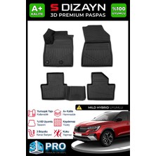 S-Dizayn Renault Austral Mild Hybrid 3D Pro Havuzlu Paspas 2023 Üzeri A+ Kalite 3DS-SDZ051