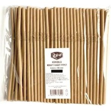 Velora Körüklü Kağıt Pipet 200 Adet