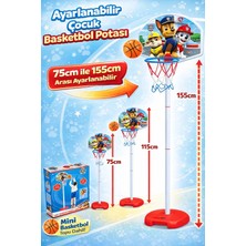 Sayıcı Kids Paw Patrol Büyük Ayaklı Basketbol Seti | Çocuklar Için Spor Oyuncak | Eğlenceli Aktif Oyun