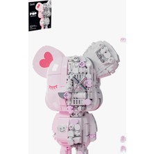 Sayıcı Kids Maker Pop Manyetik Pembe Ayı 546 Parça & Romantik Sevgililer Günü Hediye & Dekor