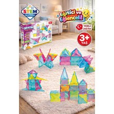 Sayıcı Kids Kristal Puzzle Orta Boy | Okul Öncesi Eğitici Puzzle Dikkat‑motor Becerisi Geliştiren Zeka Oyunu 3+