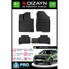 S-Dizayn Kia Sportage 3D Pro Havuzlu Paspas 2022 Üzeri A+ Kalite 3DS-SDZ254