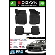 S-Dizayn Skoda Octavia 3D Pro Havuzlu Paspas 1999-2006 A+ Kalite