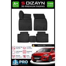 S-Dizayn Ford Focus 4 3D Pro Havuzlu Paspas 2019 Üzeri A+ Kalite 3DS-SDZ005