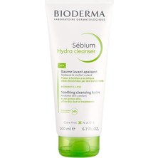 Velora Sebium Hydra Cleanser Kurutucu Etki Altındaki Akne Eğilimli Hassas Ciltler Için Balm Dokulu Nazik Temizleyici 200 ml