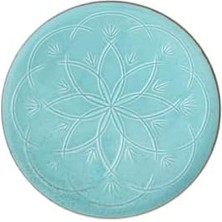 Velora Christina Turkuaz Düz Tabak 32CM