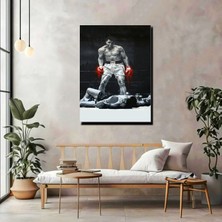 Artprinta Efsane Boksör Kanvas Tablo – Güç, Azim ve Zafer Temalı Duvar Dekoru