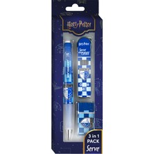 Serve Deep Damalı Harry Potter Ravenclaw 3'lü Set