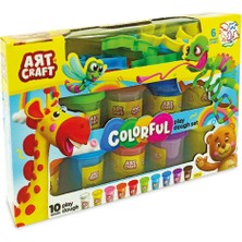 Sayıcı Kids Rengârenk 16 Parça Hamur Seti | Sağlık Testli Güvenli Oyun Hamuru | 3 Yaş+ Eğlenceli Tasarımlar