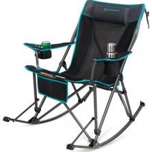 Fundango Berlin Classic Chair Plus Sallanan Katlanır Kamp Sandalyesi Blk/grey