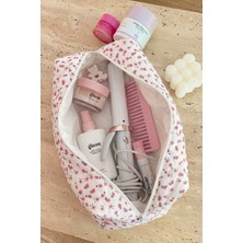 Bahels Pembe Çıtır Çiçek Tüm Saç Şekillendirici Için Xl Boy Çanta Seyahat Çantası