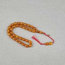 Lapisdo Omari Sıkma Kehribar Fıçı Kesim Oturtma Imameli Sistemli 9X11MM Tesbih