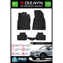 S-Dizayn Volvo EX40 3D Pro Havuzlu Paspas 2024 Üzeri A+ Kalite 3DS-SDZ221