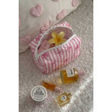 Bahels Pembe Fiyonk Makyaj Çantası