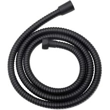 Velora Örgülü Duş Hortumu Spiral Shower Hose, Siyah