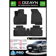 S-Dizayn Chery Tiggo 7 Makyajlı 3D Pro Havuzlu Paspas 2025 Üzeri A+ Kalite 3DS-SDZ361