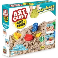 Sayıcı Kids Ilk Matematik Kinetik Kum 500 gr Numaralar Kurumayan Kum Seti + Sağlık Testleri Yapılı