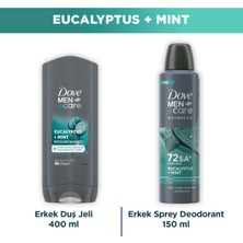 Dove Men +Care Advanced Erkek Deodorant Eucalyptus Mint 150 ml + Eucalyptus + Mint Duş Jeli 400 ml