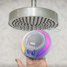 Liora Aquaease Ipx7 Su Geçirmez, 18 Saat Oynatma Süresi Dahili Mikrofon Işıklı Hoparlör Mavi