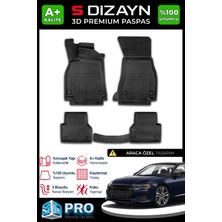 S-Dizayn Audi A6 3D Pro Havuzlu Paspas 2018 Üzeri A+ Kalite 3DS-SDZ145