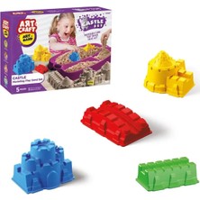 Sayıcı Kids Art Craf Kinetik Kum Kale Seti 600 gr + Sağlık Testli + Motor Beceri Eğitci ve Eğlenceli