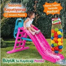 Sayıcı Kids Unıcorn 2 In 1 Büyük Su Kaydırağı + Havuz Topları + Ister Sulu Ister Susuz