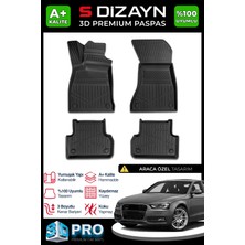S-Dizayn Audi A4 3D Pro Havuzlu Paspas 2011-2016 A+ Kalite 3DS-SDZ244