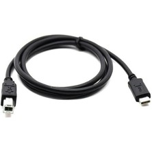 Velora Type C To USB Printer Yazıcı Tarayıcı Ara Bağlantı Kablosu 1.5metre