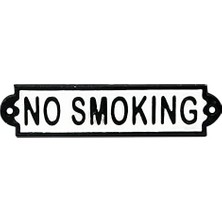 Liora 83515 'no Smokıng' Cast Iron Sign, /